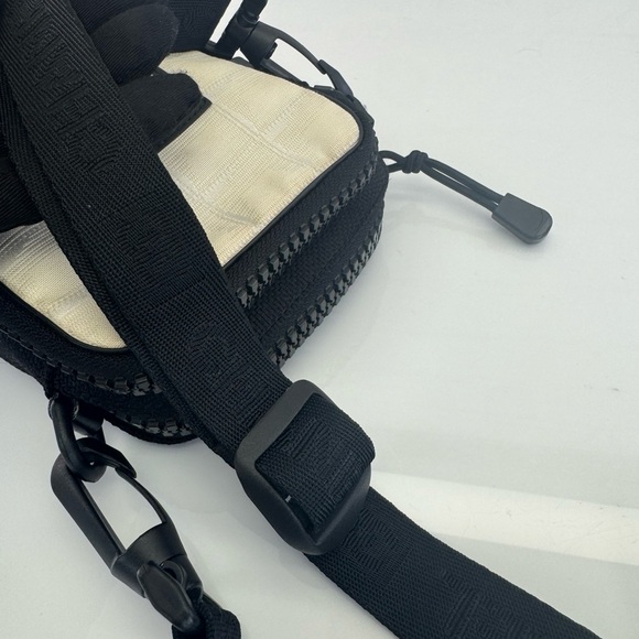 CHANEL Coco Mark Sport Line Mini Logo Bag White Black - Picture 9 of 15